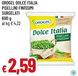 IperFamila Orogel dolce italia pisellini finissimi surgelati offerta