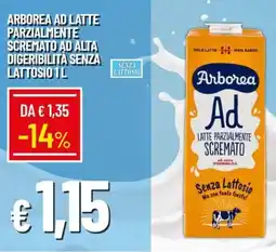 IperFamila Arborea ad latte parzialmente scremato ad alta digeribilita senza lattosio offerta