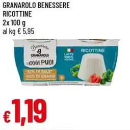 IperFamila Granarolo benessere ricottine offerta