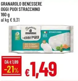 IperFamila Granarolo benessere oggi puoi stracchino offerta