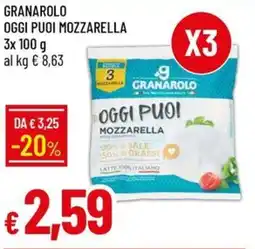 IperFamila Granarolo oggi puoi mozzarella offerta