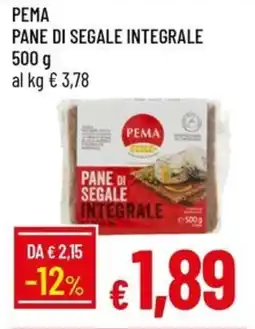 IperFamila Pema pane di segale integrale offerta