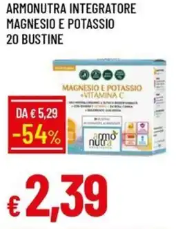 IperFamila Armonutra integratore magnesio e potassio 20 bustine offerta