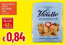 IperFamila Voiello pasta di semola vari formati offerta