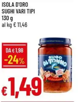 IperFamila Isola d'oro sughi vari tipi offerta
