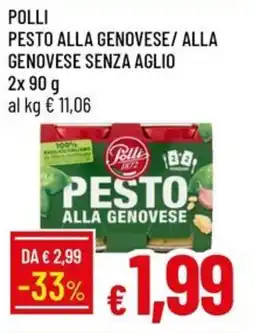 IperFamila Polli pesto alla genovese/alla genovese senza aglio offerta