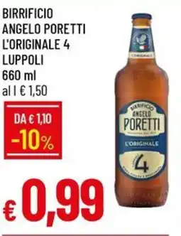 IperFamila Birrificio angelo poretti l'originale 4 luppoli offerta