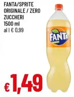 IperFamila Fanta/sprite originale / zero zuccheri offerta