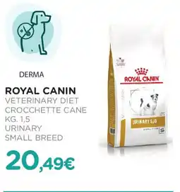 Arcaplanet ROYAL CANIN Veterinary diet crocchette cane urinary small breed offerta