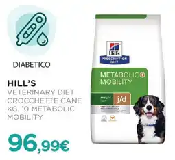 Arcaplanet HILL'S Veterinary diet crocchette cane kg. 10 metabolic mobility offerta