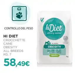 Arcaplanet HI DIET Crocchette cane obesity all breeds offerta
