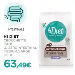 Arcaplanet HI DIET Crocchette cane gastrointestinal medium/large offerta
