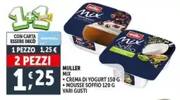 Deco Supermercati Muller mix crema di yogurt - mousse soffio vari gusti offerta