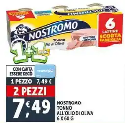 Deco Supermercati Nostromo tonno all'olio di oliva offerta