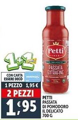 Deco Supermercati Petti passata di pomodoro il delicato offerta