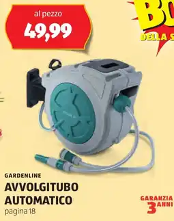 ALDI Gardenline avvolgitubo automatico offerta