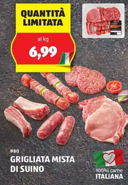 ALDI Bbq grigliata mista di suino offerta
