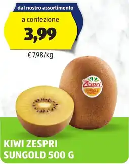 ALDI Kiwi zespri sungold offerta