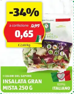 ALDI I colori del sapore insalata gran mista offerta