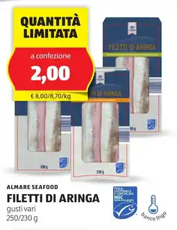 ALDI Almare seafood filetti di aringa offerta