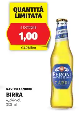 ALDI Nastro azzurro birra offerta