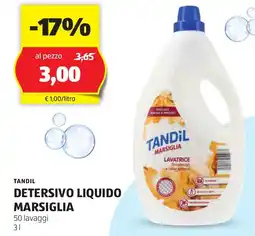 ALDI Tandil detersivo liquido marsiglia offerta