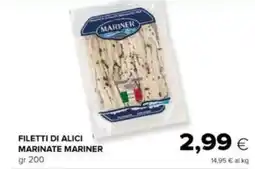 Tigre Filetti di alici marinate mariner offerta