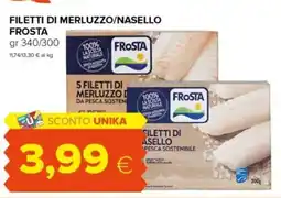 Tigre Filetti di merluzzo/nasello FROSTA offerta
