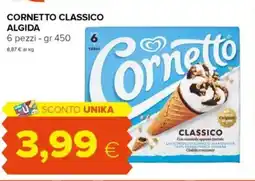 Tigre Cornetto classico ALGIDA offerta