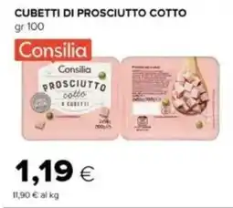 Tigre Consilia cubetti di prosciutto cotto offerta