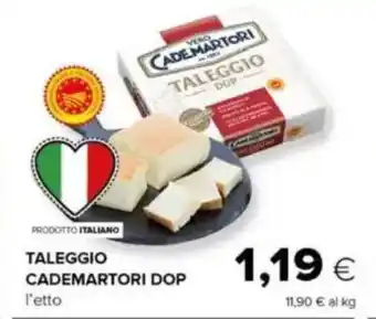 Tigre Taleggio cademartori dop offerta