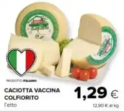 Tigre Caciotta vaccina COLFIORITO offerta