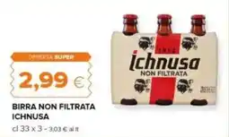 Tigre Birra non filtrata ICHNUSA offerta