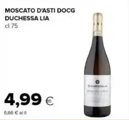 Tigre Moscato d'asti docg DUCHESSA LIA offerta