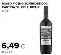 Tigre Rosso piceno superiore doc cantina dei colli ripani offerta