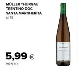 Tigre Müller thurgau trentino doc santa margherita offerta