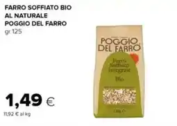 Tigre Farro soffiato bio al naturale POGGIO DEL FARRO offerta