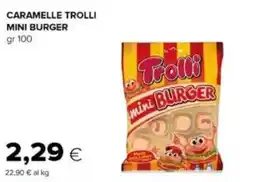 Tigre Caramelle trolli mini burger offerta