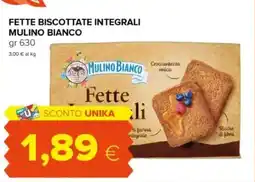 Tigre Fette biscottate integrali MULINO BIANCO offerta