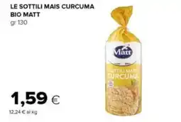 Tigre Le sottili mais curcuma bio MATT offerta