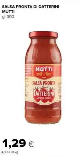 Tigre Salsa pronta di datterini MUTTI offerta