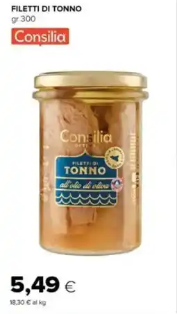 Tigre Consilia filetti di tonno offerta