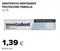 Tigre Dentifricio mentadent protezione famiglia offerta