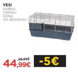 Arcaplanet YES! Gabbia conigli siena offerta
