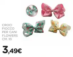 Arcaplanet Croci fiocco per cani flowers offerta