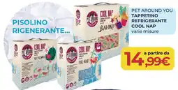 Arcaplanet Pet around you tappetino refrigerante cool nap varie misure offerta