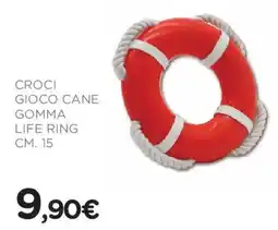 Arcaplanet Croci gioco cane gomma life ring offerta