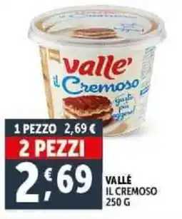 Deco Supermercati Valle il cremoso offerta