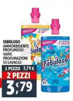 Deco Supermercati Fabuloso ammorbidente profumoso varie profumazioni offerta