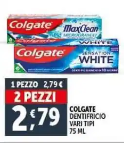Deco Supermercati Colgate dentifricio vari tipi offerta